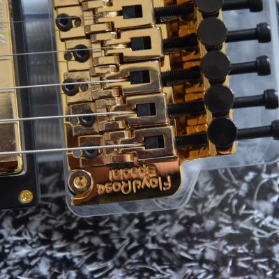Custom Crown Plexiglass Acrylic Body Neck Explorer Tremolo Electric Guitar Led Lights - Image 7