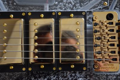 Custom Crown Plexiglass Acrylic Body Neck Explorer Tremolo Electric Guitar Led Lights - Image 8