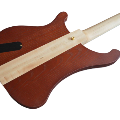 Custom Nova Lemmy Kilmister 4004 Antique Carved With Oak Leaves Bass - Image 6