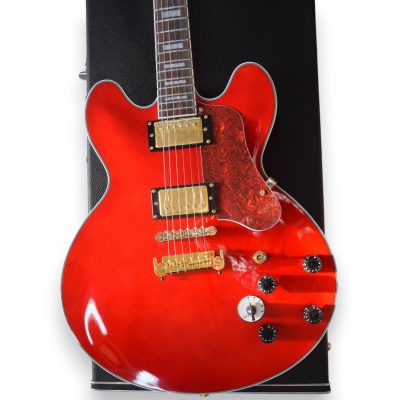 Custom Crown ES335 BB King Lucille Transparent Cherry Electric Guitar