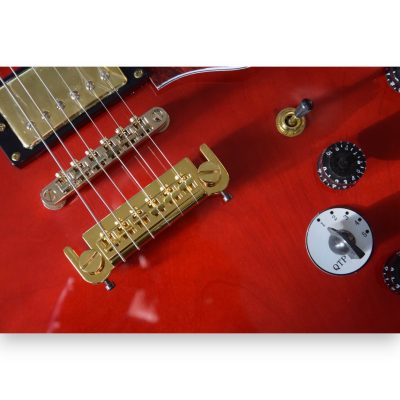 Custom Crown ES335 BB King Lucille Transparent Cherry Electric Guitar - Image 8