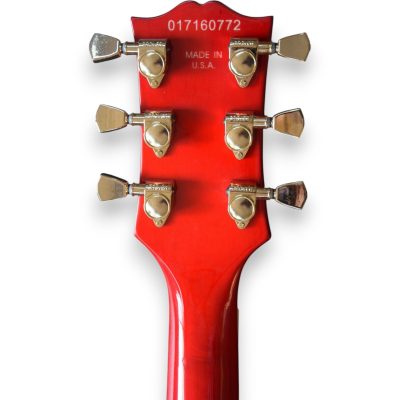 Custom Crown ES335 BB King Lucille Transparent Cherry Electric Guitar - Image 11
