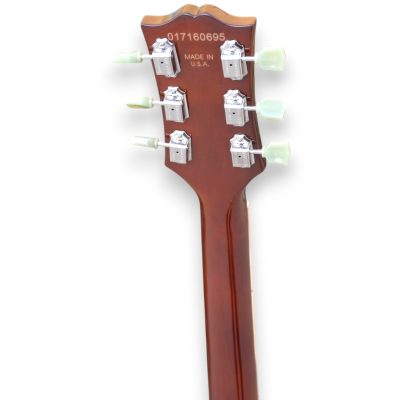 Custom Crown ES335 Noel Gallagher Dark Wine Red Electric Guitar - Image 8