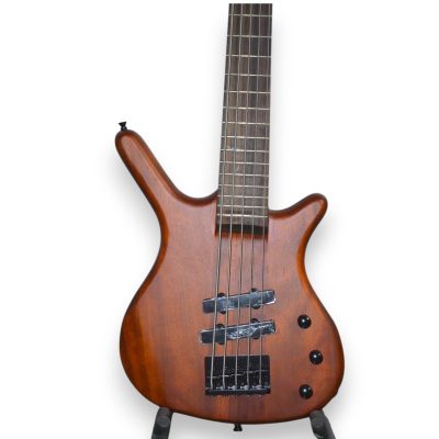 Custom Pulse Thumb BO Natural Transparent Satin 5 String Bass