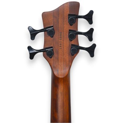 Custom Pulse Thumb BO Natural Transparent Satin 5 String Bass - Image 9