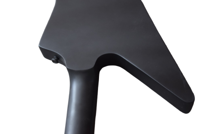 Custom Obsidian Hetfield JH2 Matte Black Diamond Plate Explorer Deer Skull Electric Guitar - Image 11