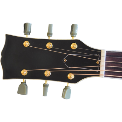 Custom Crown SJ200 Elvis Natural Solid Sitka Spruce Top Acoustic Electric Guitar - Image 3