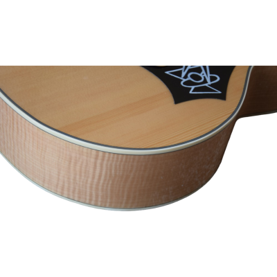 Custom Crown SJ200 Elvis Natural Solid Sitka Spruce Top Acoustic Electric Guitar - Image 7