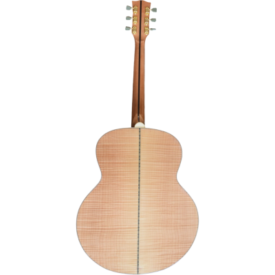 Custom Crown SJ200 Elvis Natural Solid Sitka Spruce Top Acoustic Electric Guitar - Image 8