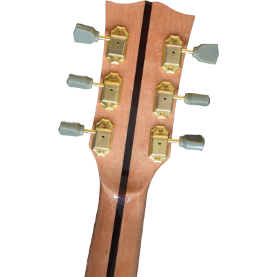 Custom Crown SJ200 Elvis Natural Solid Sitka Spruce Top Acoustic Electric Guitar - Image 9
