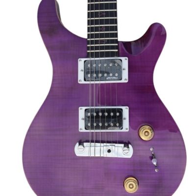 Custom Monarch Purple Violet Tiger Maple Top Guitar
