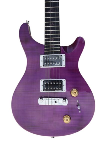 Custom Monarch Purple Violet Tiger Maple Top Guitar