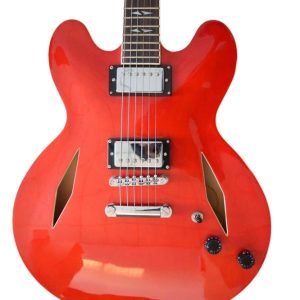 Custom Crown DG335 Dave Grohl Red 6 String Electric Guitar