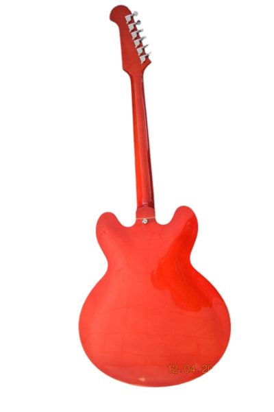 Custom Crown DG335 Dave Grohl Red 6 String Electric Guitar - Image 5