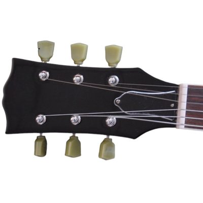 Custom Crown ES335 Semi Hollow Body Red Fhole Guitar - Image 8