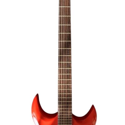 Custom Crown SG Eye Fire Engine Red Finish Guitar - Image 7