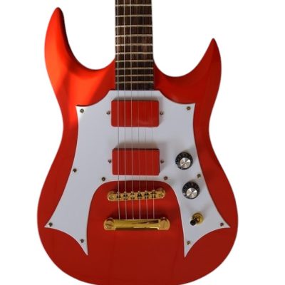 Custom Crown SG Eye Fire Engine Red Finish Guitar