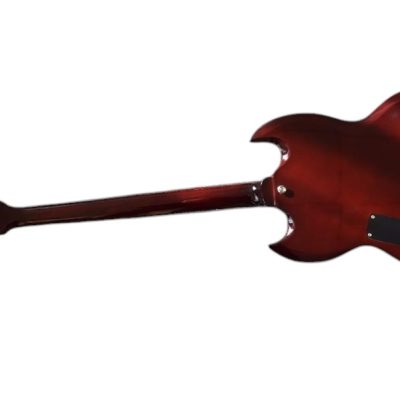 Custom Crown SG 400 Sunburst Tiger Maple Top Humbucker Pickups Guitar - Image 4