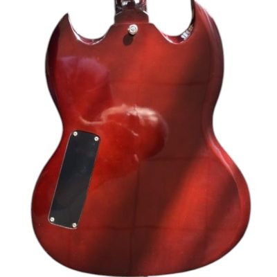 Custom Crown SG 400 Sunburst Tiger Maple Top Humbucker Pickups Guitar - Image 2