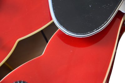 Custom Crown ES335 Semi Hollow Body Artist Cherry Fhole Guitar - Image 5