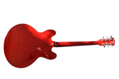 Custom Crown ES335 Semi Hollow Body Artist Cherry Fhole Guitar - Image 4
