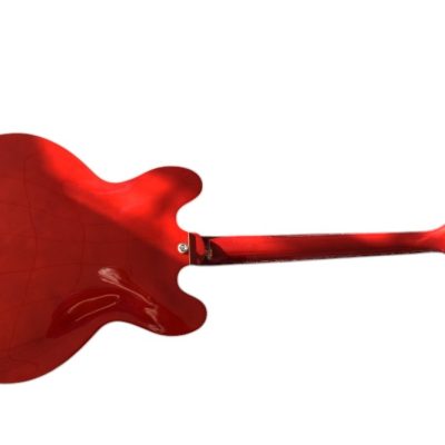 Custom Crown ES335 Semi Hollow Body Artist Cherry Fhole Guitar - Image 4