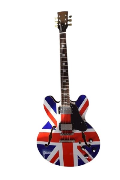 Custom Crown ES335 Semi Hollow Body Gallagher Humbucker Pickups Guitar - Image 10