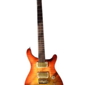 Alternative view of Custom Monarch Quilted Maple Top Sunburst Finish Guitar