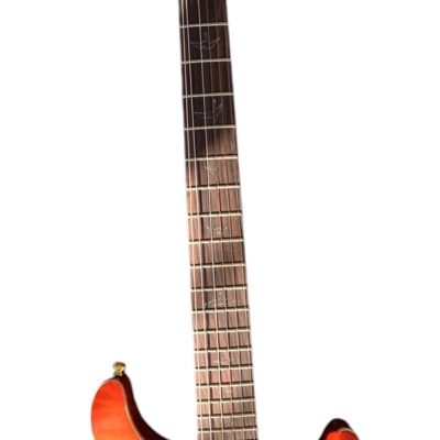 Custom Monarch Quilted Maple Top Sunburst Finish Guitar - Image 4