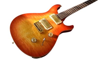 Custom Monarch Quilted Maple Top Sunburst Finish Guitar - Image 6