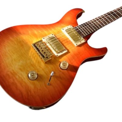 Custom Monarch Quilted Maple Top Sunburst Finish Guitar - Image 6