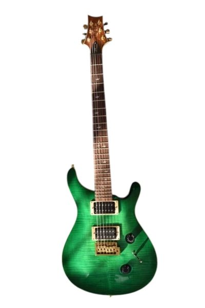 Custom Monarch 24 Green Flame Maple Top Guitar - Image 2