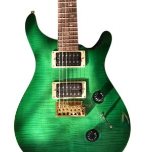 Custom Monarch 24 Green Flame Maple Top Guitar