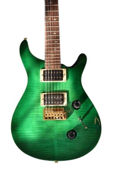 Custom Monarch 24 Green Flame Maple Top Guitar