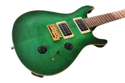 Custom Monarch 24 Green Flame Maple Top Guitar - Image 6