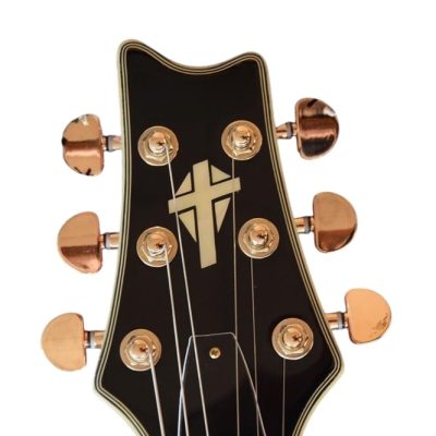 Custom Crown Wine Red Block Inlays Electric Guitar - Image 11