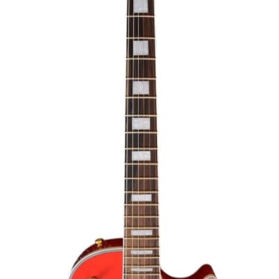 Custom Crown Wine Red Block Inlays Electric Guitar - Image 10