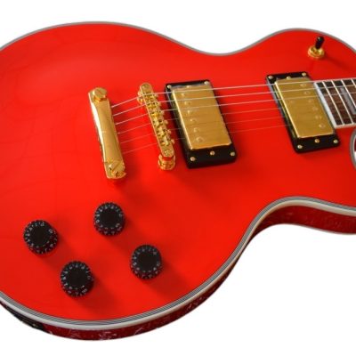 Custom Crown Wine Red Block Inlays Electric Guitar - Image 7