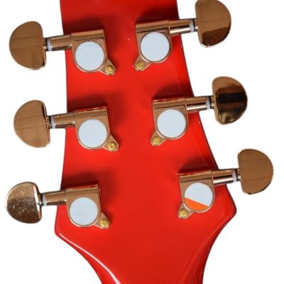 Custom Crown Wine Red Block Inlays Electric Guitar - Image 3