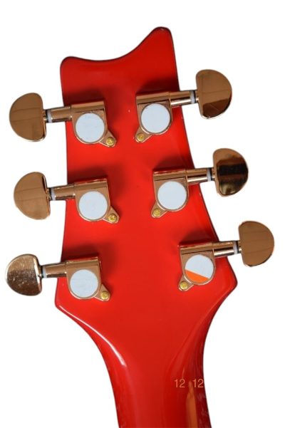 Custom Crown Wine Red Block Inlays Electric Guitar - Image 3
