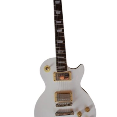 Custom Crown White Block Inlays Solid Body Humbucker Pickups Electric Guitar - Image 10