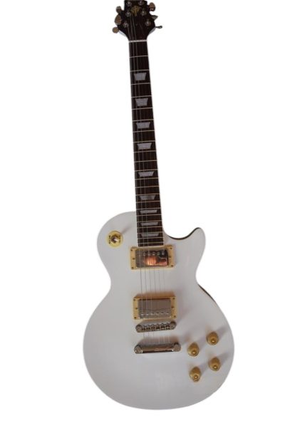 Custom Crown White Block Inlays Solid Body Humbucker Pickups Electric Guitar - Image 10