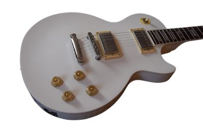 Custom Crown White Block Inlays Solid Body Humbucker Pickups Electric Guitar - Image 7