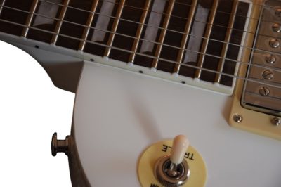 Custom Crown White Block Inlays Solid Body Humbucker Pickups Electric Guitar - Image 6