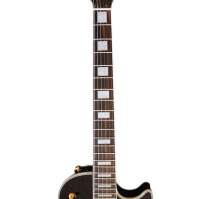 Custom Crown Black Beauty Block Inlays Solid Body Humbucker Pickups Electric Guitar - Image 8