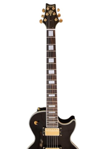Custom Crown Black Beauty Block Inlays Solid Body Humbucker Pickups Electric Guitar - Image 8