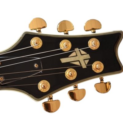 Custom Crown Black Beauty Block Inlays Solid Body Humbucker Pickups Electric Guitar - Image 7