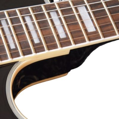 Custom Crown Black Beauty Block Inlays Solid Body Humbucker Pickups Electric Guitar - Image 6