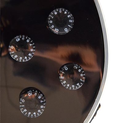 Custom Crown Black Beauty Block Inlays Solid Body Humbucker Pickups Electric Guitar - Image 5