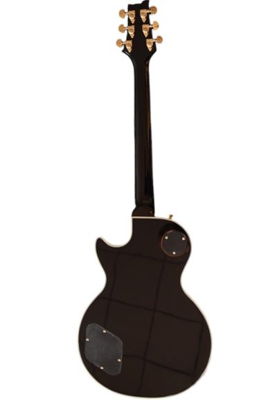 Custom Crown Black Beauty Block Inlays Solid Body Humbucker Pickups Electric Guitar - Image 4